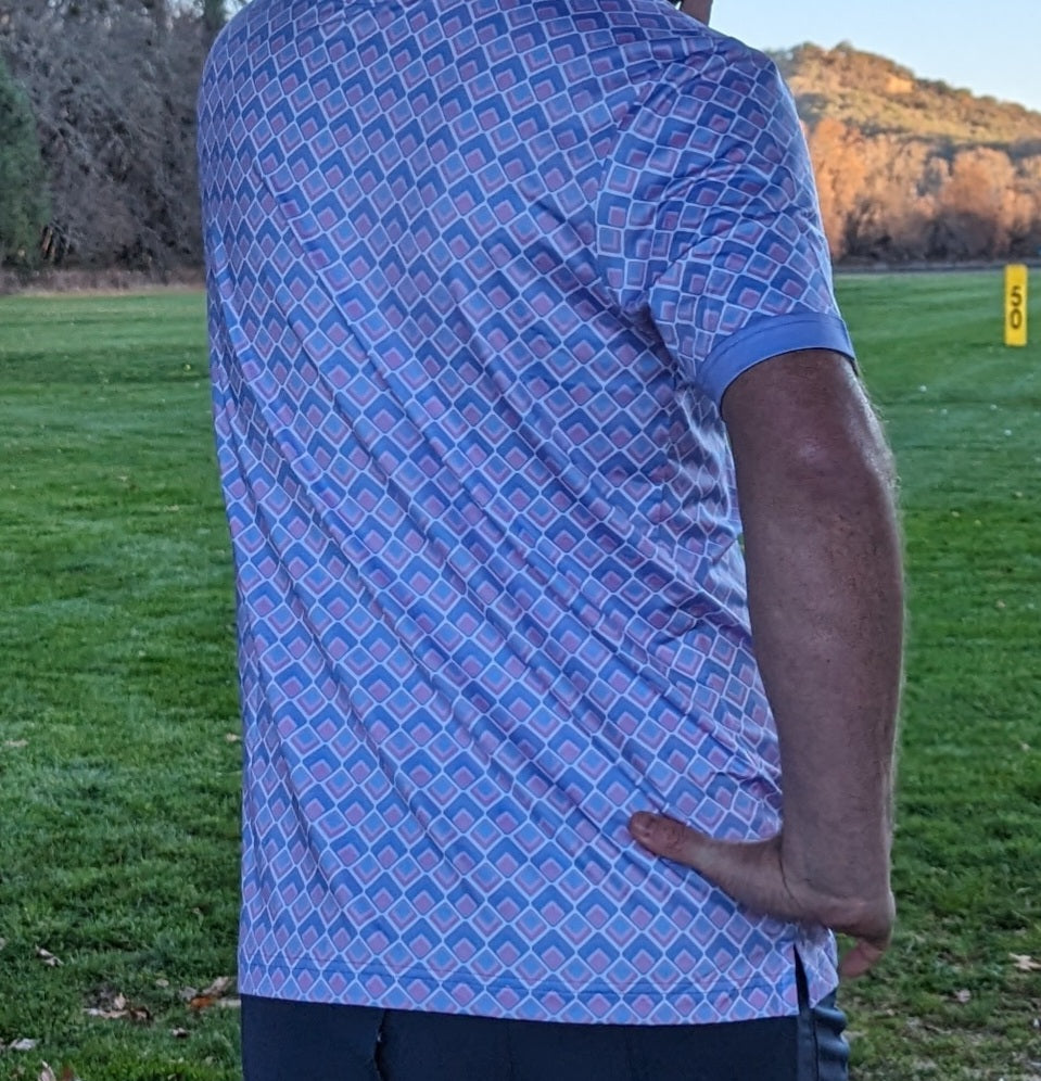 Parre Fore men's golf polo "Tile me more" LE/100-Parre fore