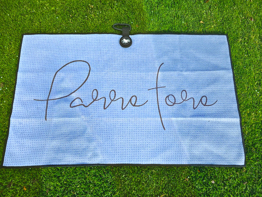 Microfiber waffle towel with magnet-Parre fore