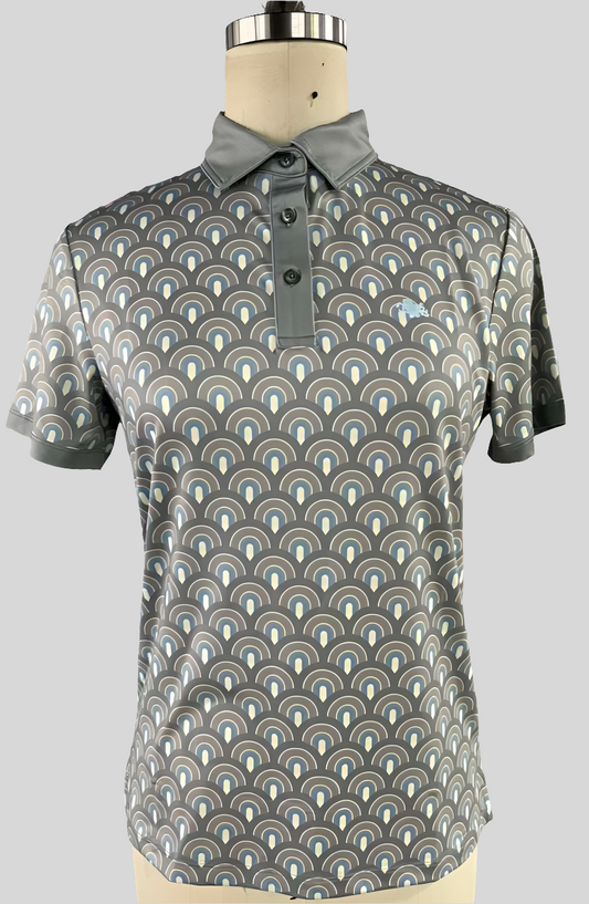 Parre Fore women's golf polo "Greyscaled" LE/100-Parre fore